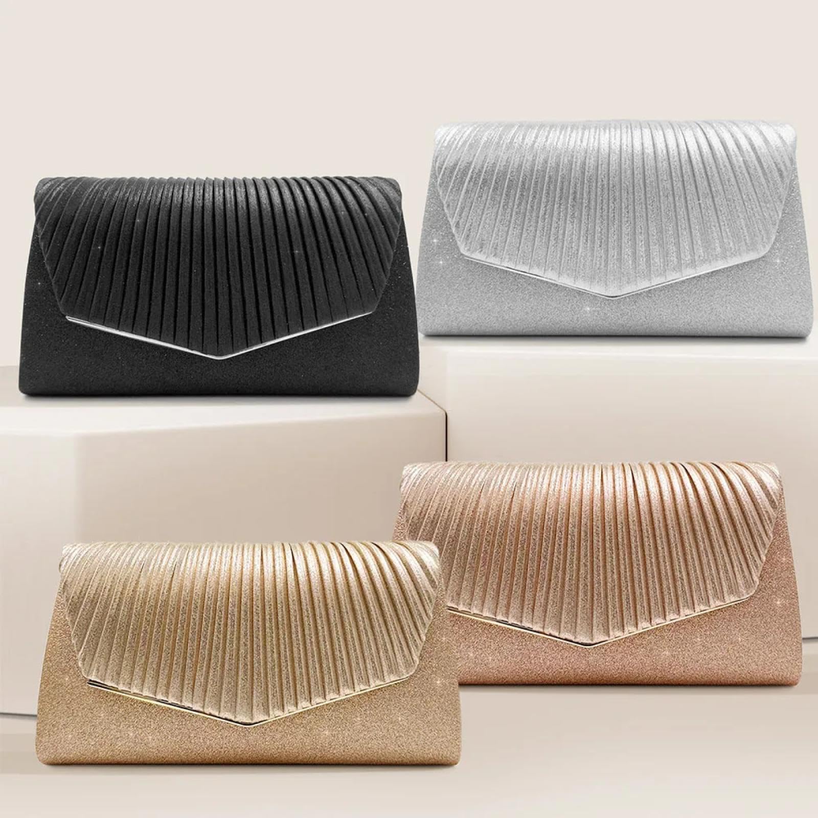 Abendtasche Damen Clutch Pailletten Abend Clutch Taschen Kette Schulter Umhängetasche Clutches Party Hochzeits Tasche