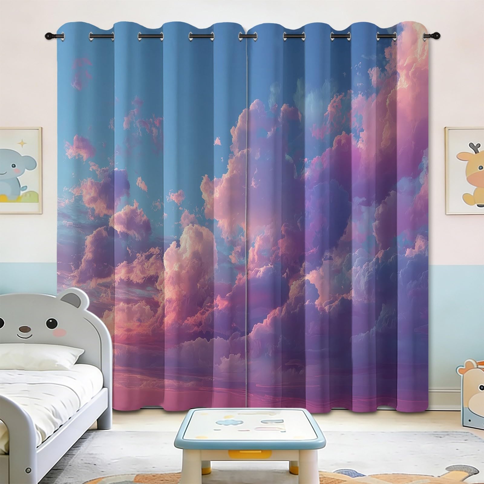 Cortinas opacas con aislamiento acústico para sala de estar