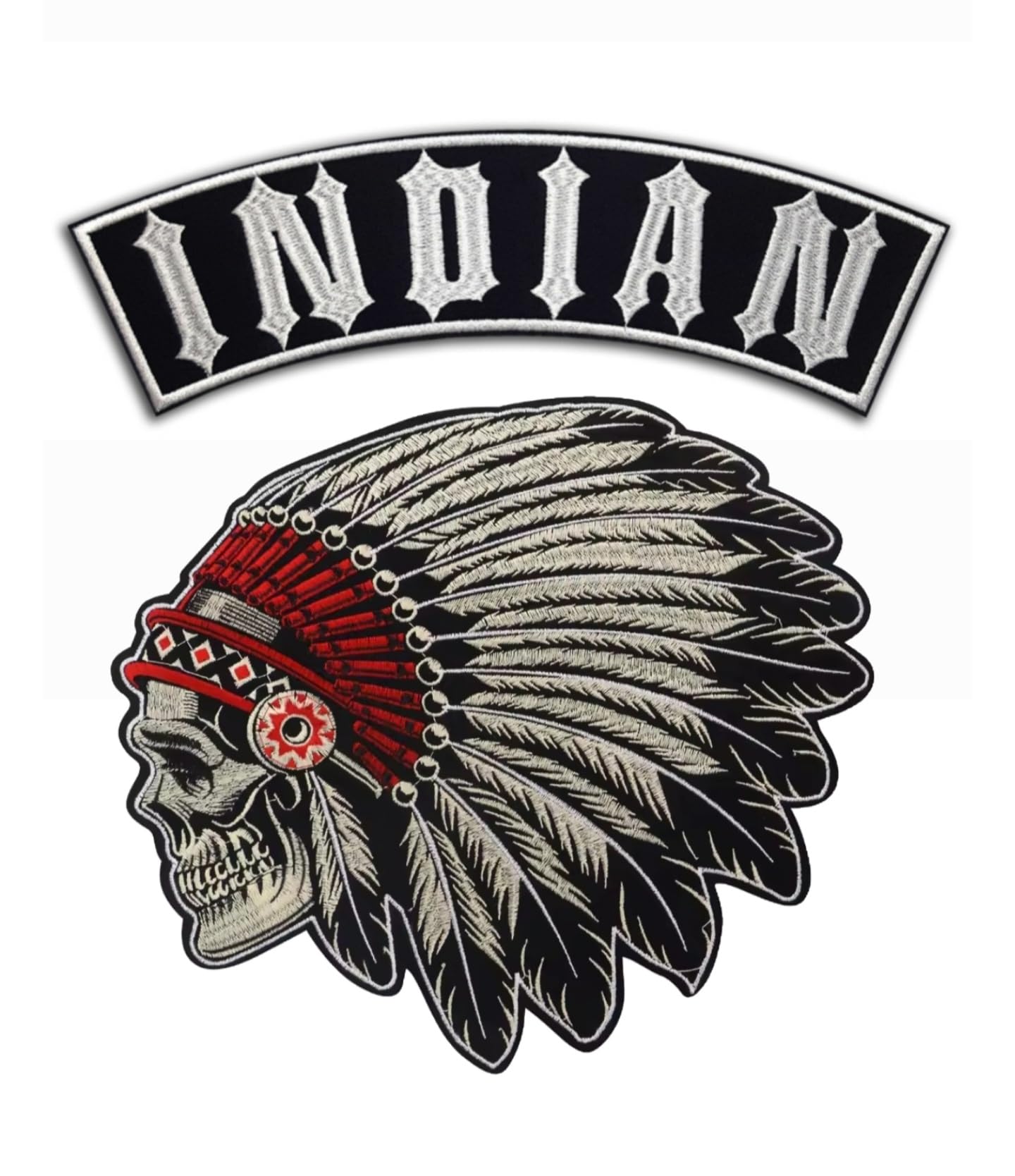 Patches Biker Grand Dos pour réparer ou personnaliser une veste de moto en coton ou cuir