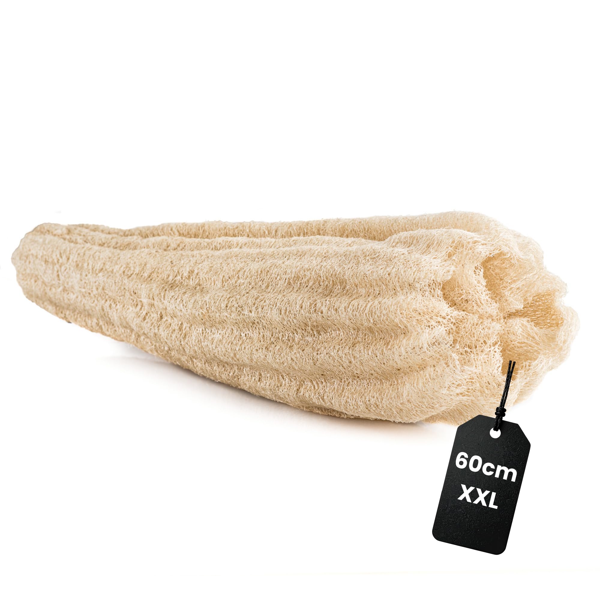 Naturalna gąbka do mycia, gąbka do kąpieli z trukwy (50-60 cm)