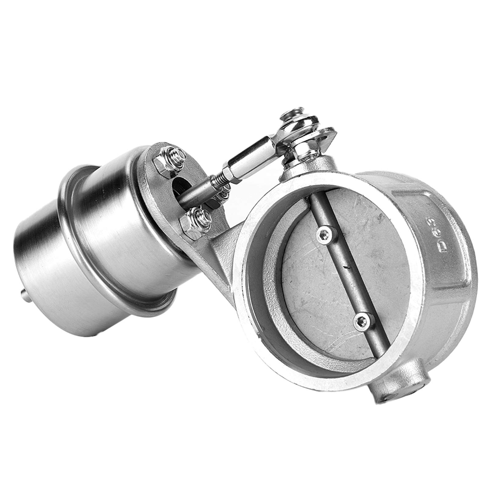 KIMISS Vakuum-Aktuator-Steuerventil, Hohe Kompression, Edelstahl 304, 3 Größen, Verbessert die Leistung, Autozubehör (2 Zoll (50 mm Innendurchmesser, 3,8 mm Dicke))