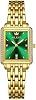 OLEVS Gold Watches for Women Square Stainless Steel Bracelet Womens Watches Small Face Retro Waterproof Luminous Womens Watches with Date Easy to Read