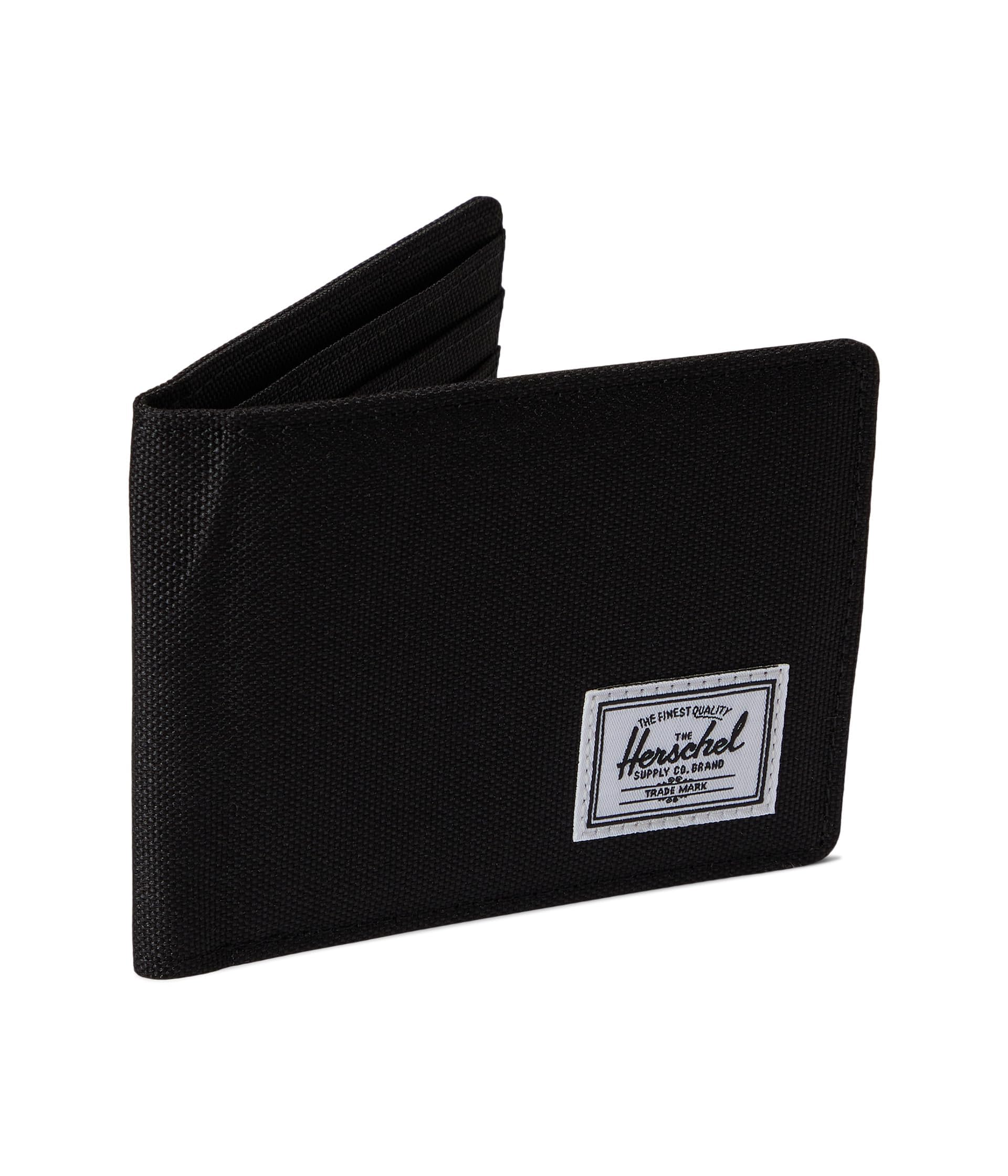 Herschel Unisex Black Roy Book Wallet Rfid Blocking - Wallets & Cardholders - One Size - Accessories