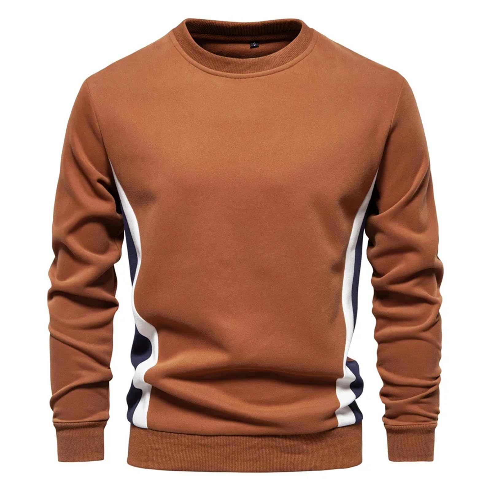 Maglione uomo patchwork en coton pour homme moderne XL