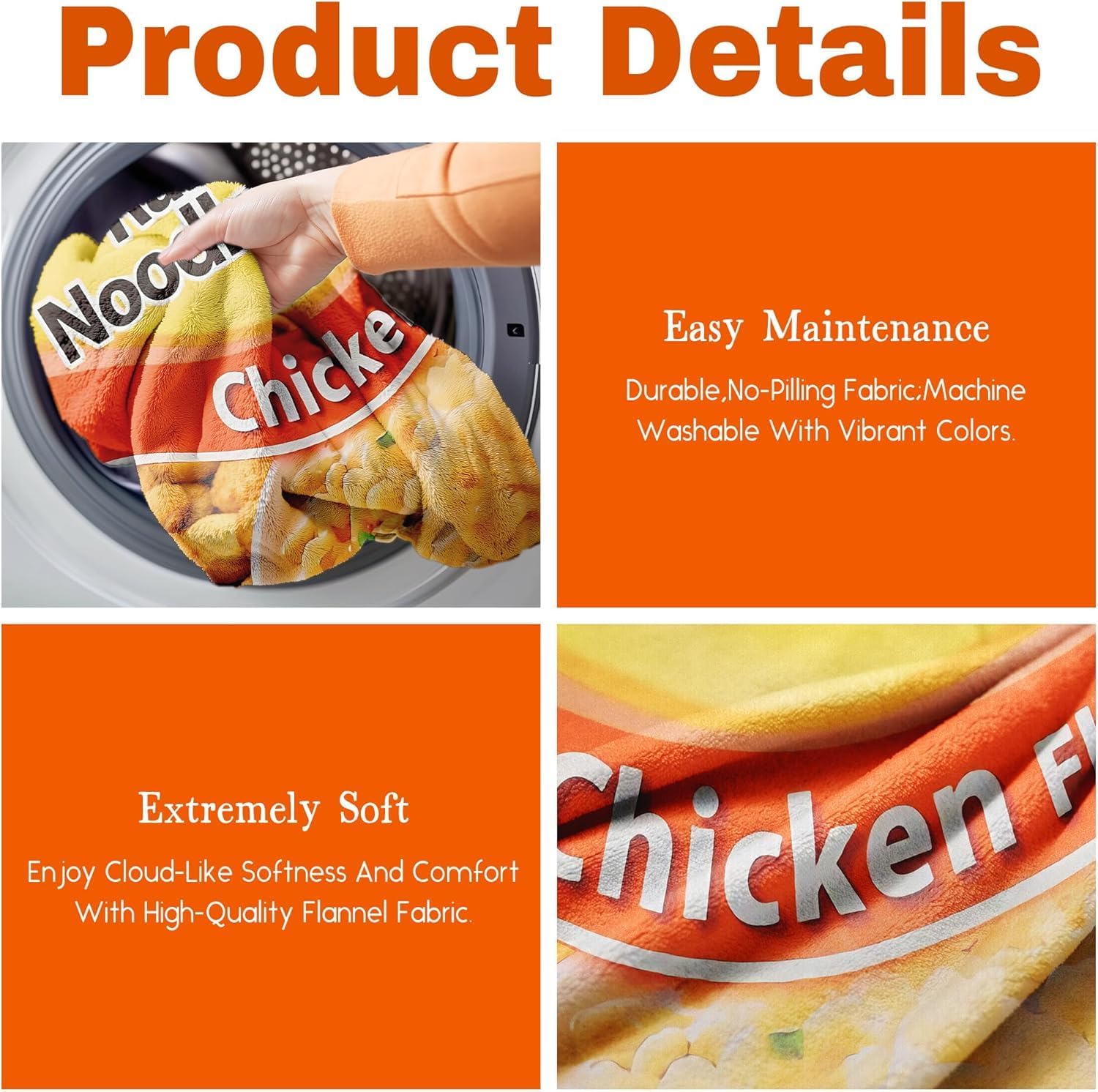 Custom Blanket Just A Boy Who Loves Ramen Personalized Name Blanket with Text for Great Gift for Family, Birthday, Soft Customized Name Blankets for Girls, Boys M 60"x50" for Teens