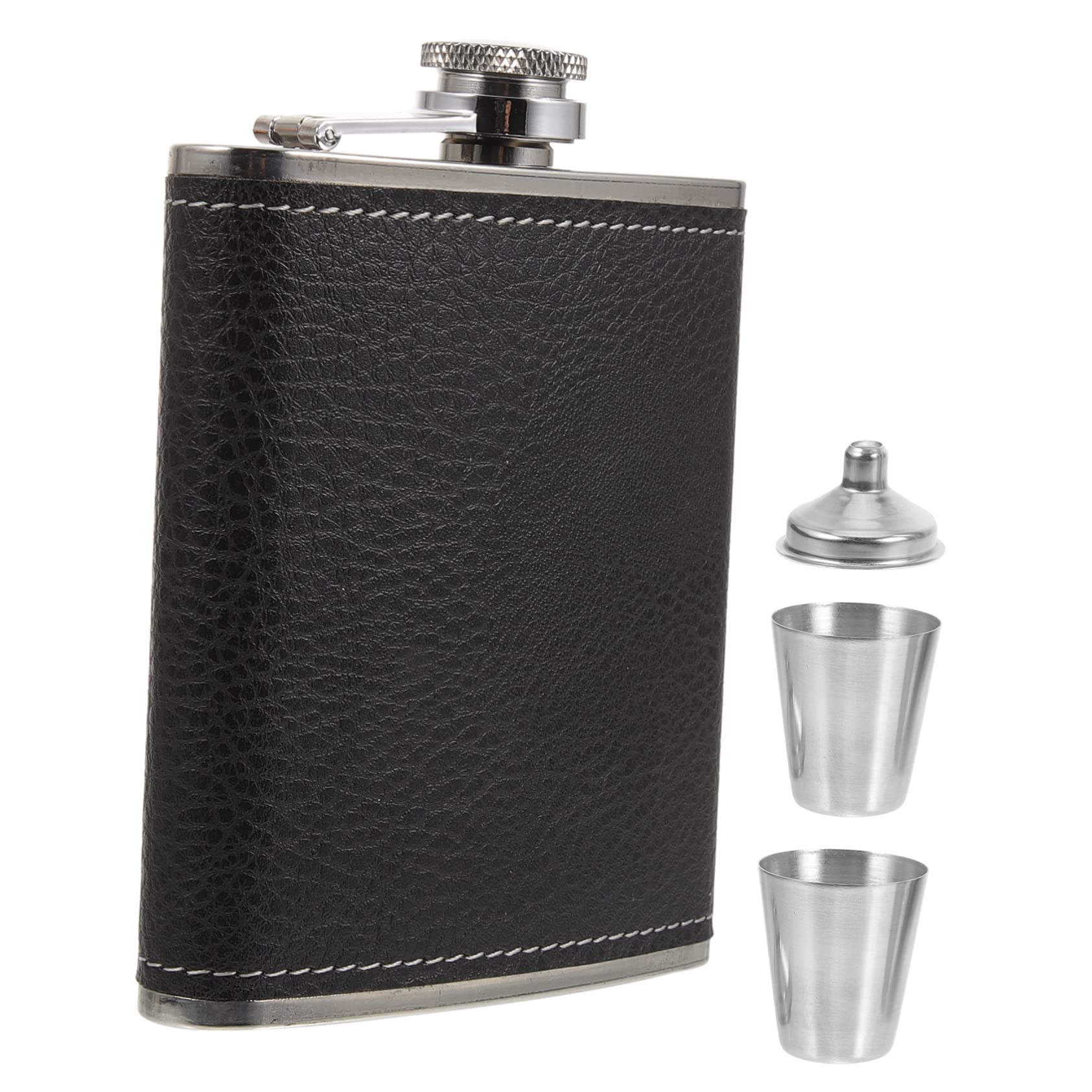 Flasque de whisky acier inoxydable portable voyage camping rando