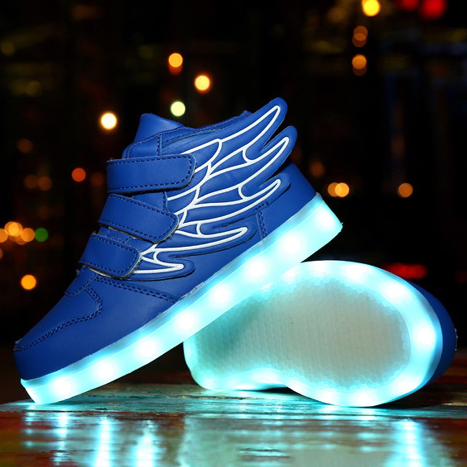 Scarpe luminose Ragazzi e Ragazze LED Scarpe Alte Scarpe da Ginnastica lampeggiante USB Ricaricabile Traspirante Antiscivolo Sport All'aperto Scarpe da Corsa