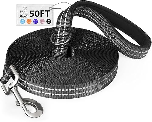 Miniatura 14 de XiaZ - Correa larga de entrenamiento para perro, correas de entrenamiento de 10/15/20/30/50/100 pies de largo para perros, correa de entrenamiento
