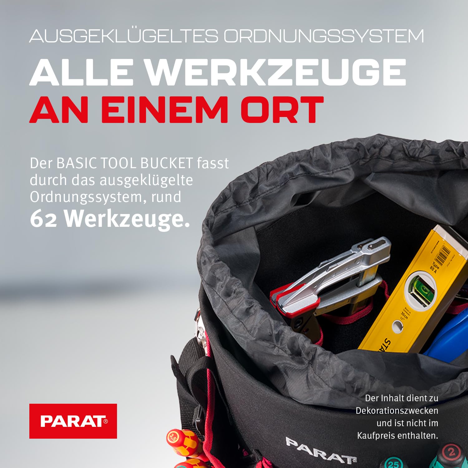 Parat BASIC Tool Bucket - 5990831991, Noir