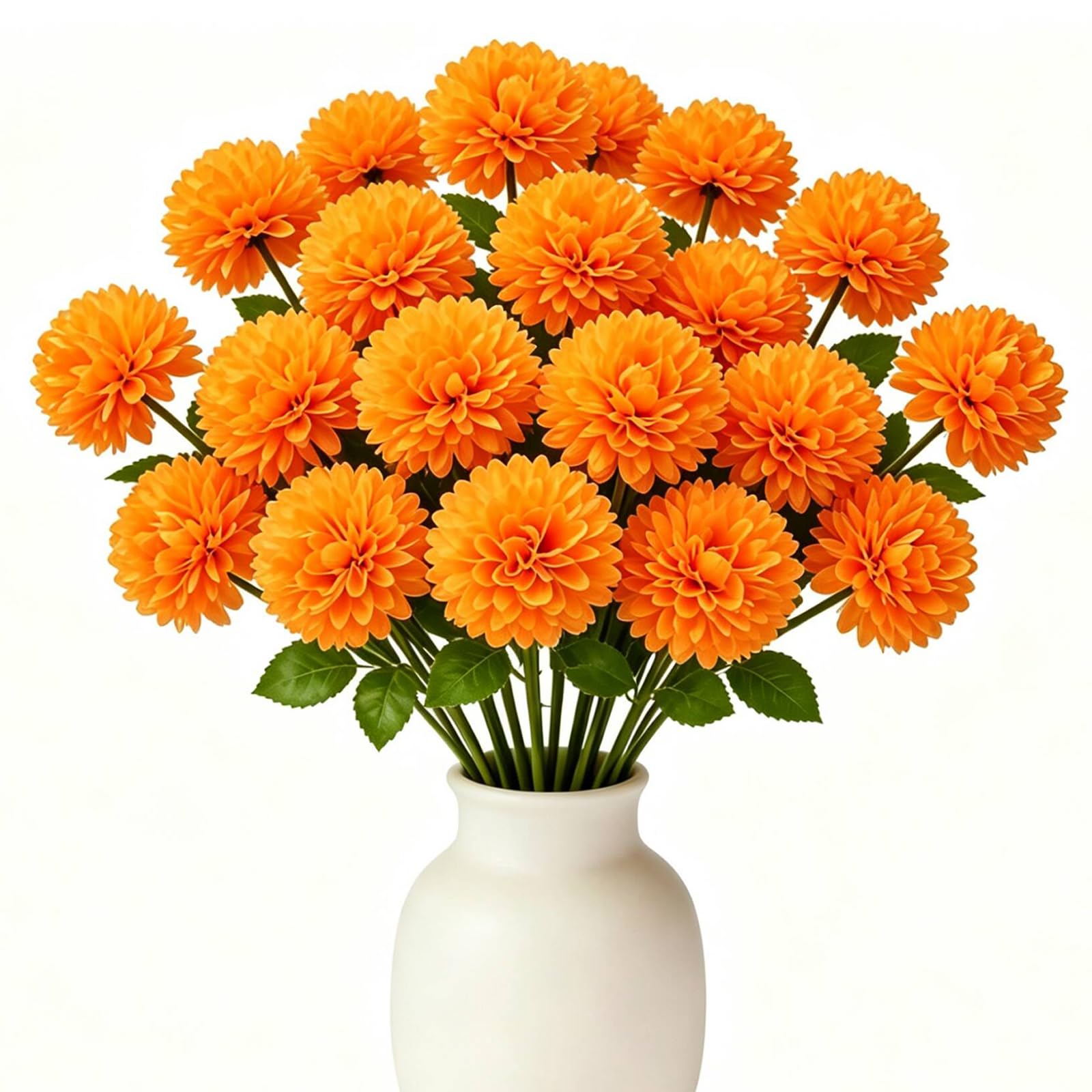 Fleurs artificielles de chrysanthème en soie Floweroyal durables pour extérieur