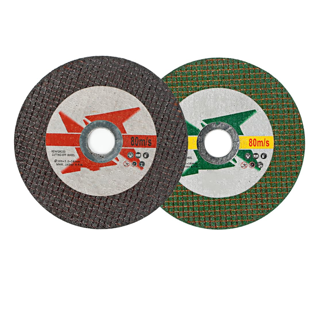 Jfgctyhxy Grün Double Mesh Polish Wheel, Cutting For Metal, Iron, Stainless Steel(Grün)