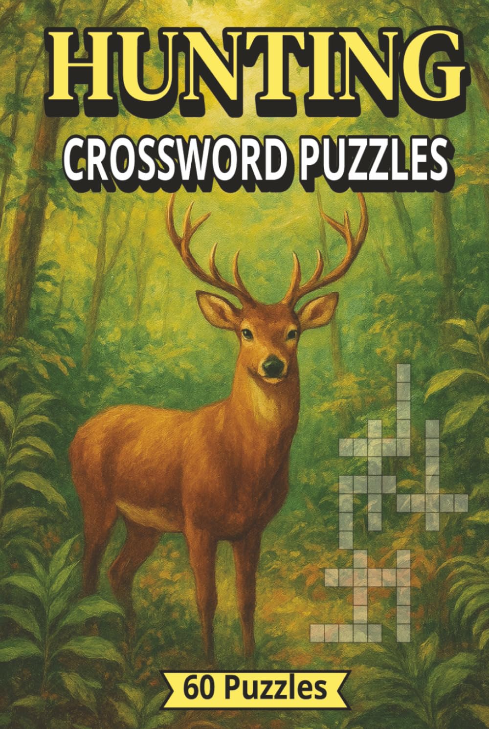 Hunting Crossword Puzzles: Easy to Read Print about Hunting, Wildlife, Outdoors and More | 6x9 inches, 126 Pages| 60 Puzzles... Gift for Hunters and Outdoorsmen