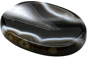 Black Onyx Worry Stone: Serenity and Protection in Your Pocket