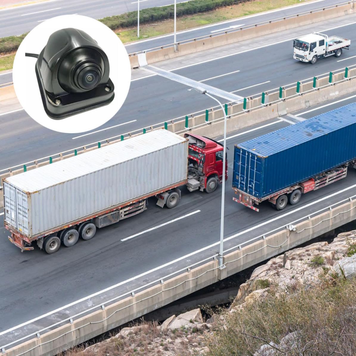 Cámara de Visión Trasera para Coche Ip69 Metálica Gran Angular