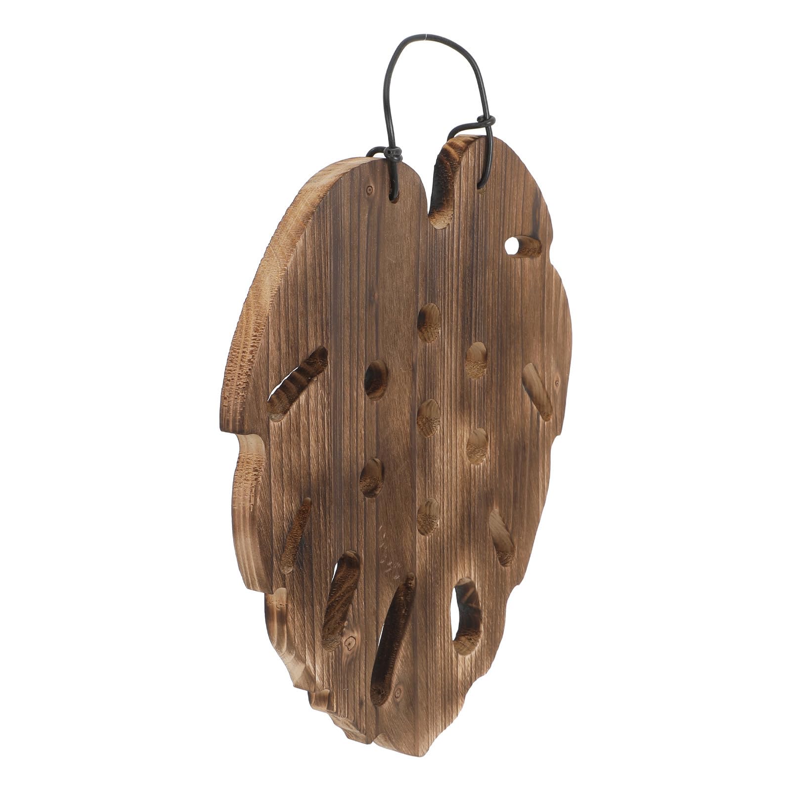 Planche de plantation en bois hexagonal pour aménager un mur végétal de balcon