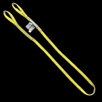 LIFTEX - Trusted Since 1955 | Polyester Lifting Sling | 1" x 3, 1-Ply Flat Eye 1600lbs Vertical, 1250lbs Choker, 3200lbs Basket | Made in USA | Lifting Rigging Moving Towing Hoisting