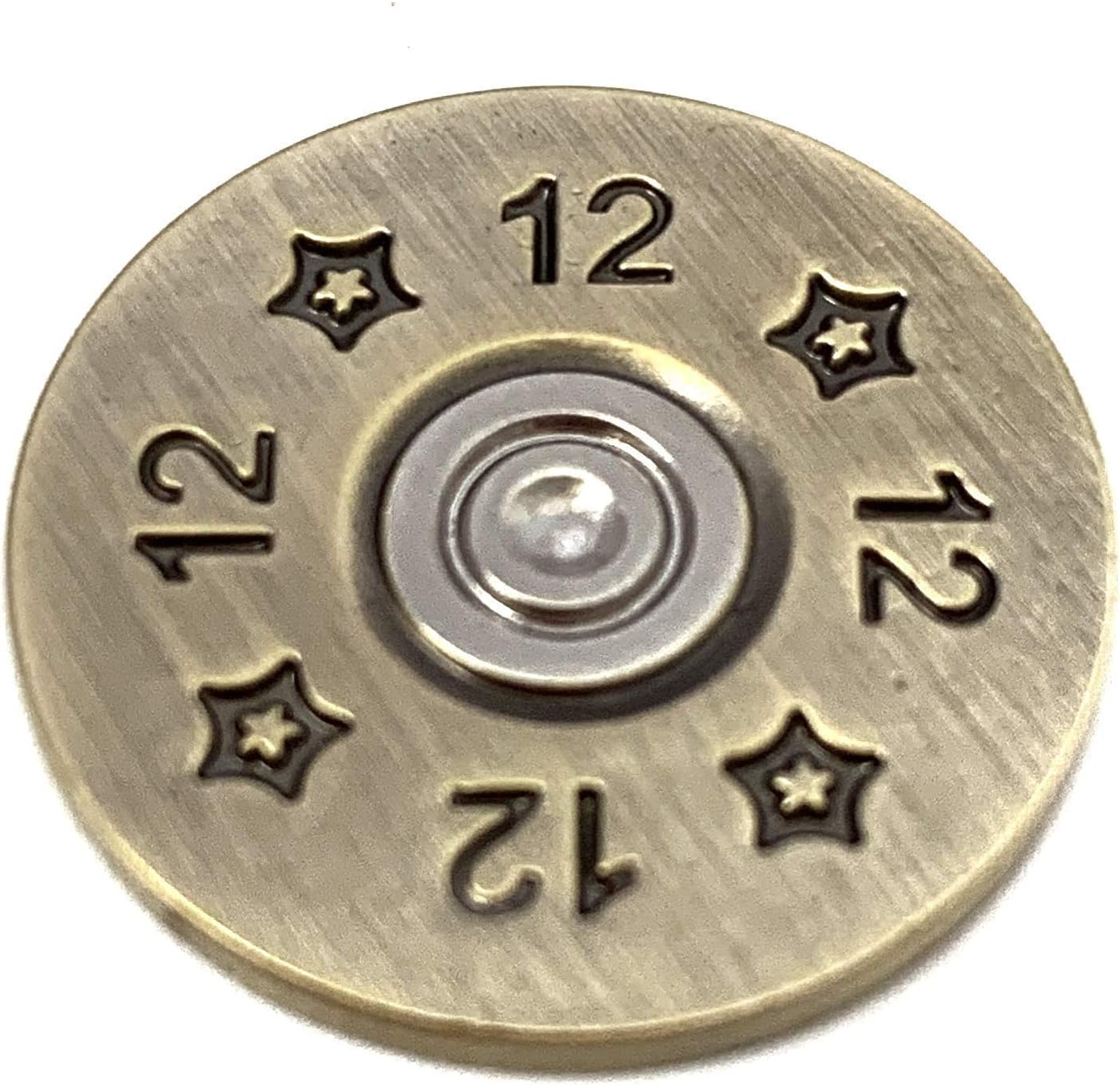 review 12 Gauge Unique Magnetic Metal Golf Ball Marker Coin