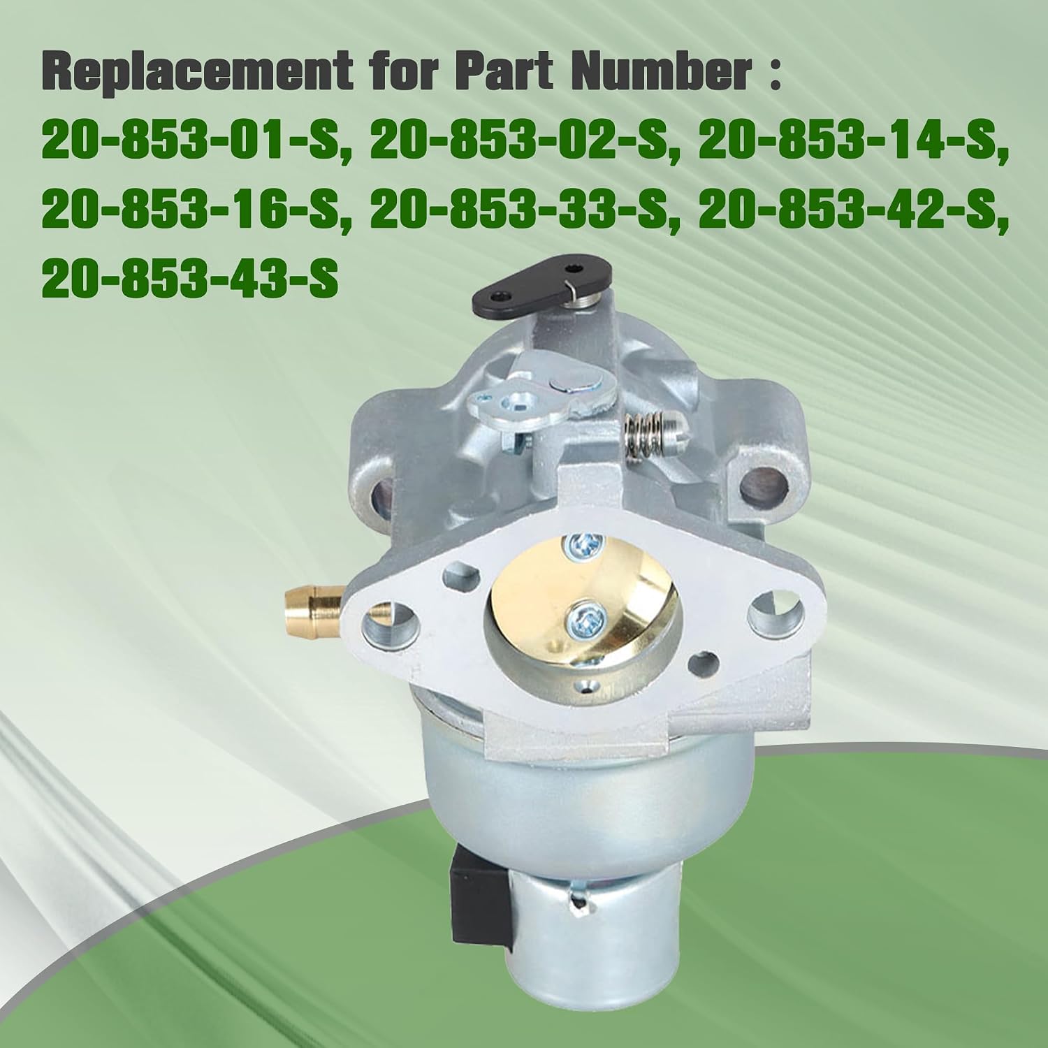 ALL-CARB 20-853-33-S Carburetor Replacement for Kohler Courage SV530 SV540 SV590 SV600 Carb 15HP 17HP 18HP 19HP Engine