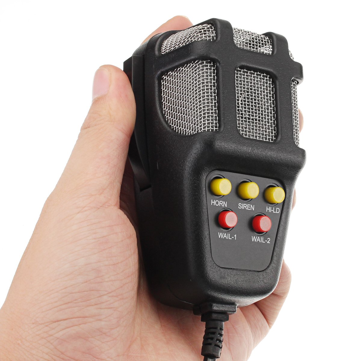 100W Auto Warn Alarm 5 Ton Laut Polizeifeuersirene Horn Pa Lautsprecher Mit Mic