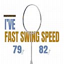 Li-Ning G-Force X5 Carbon Fibre Badminton Racket with Free Full Cover(79 Grams, 28 Lbs) (White/Gold/Blue) gallery image