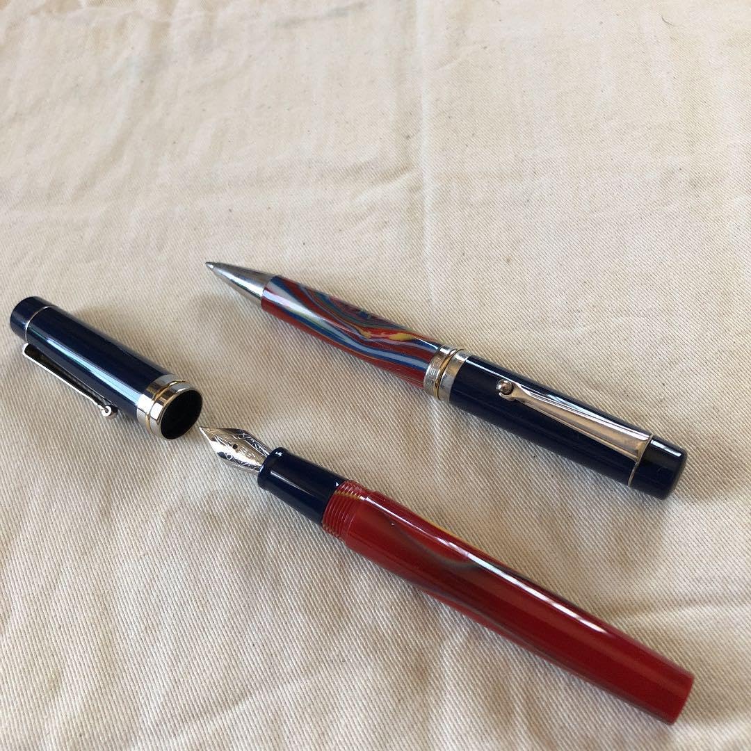 デルタビンテージイルジオーネ万年筆・ボールペンのセット
