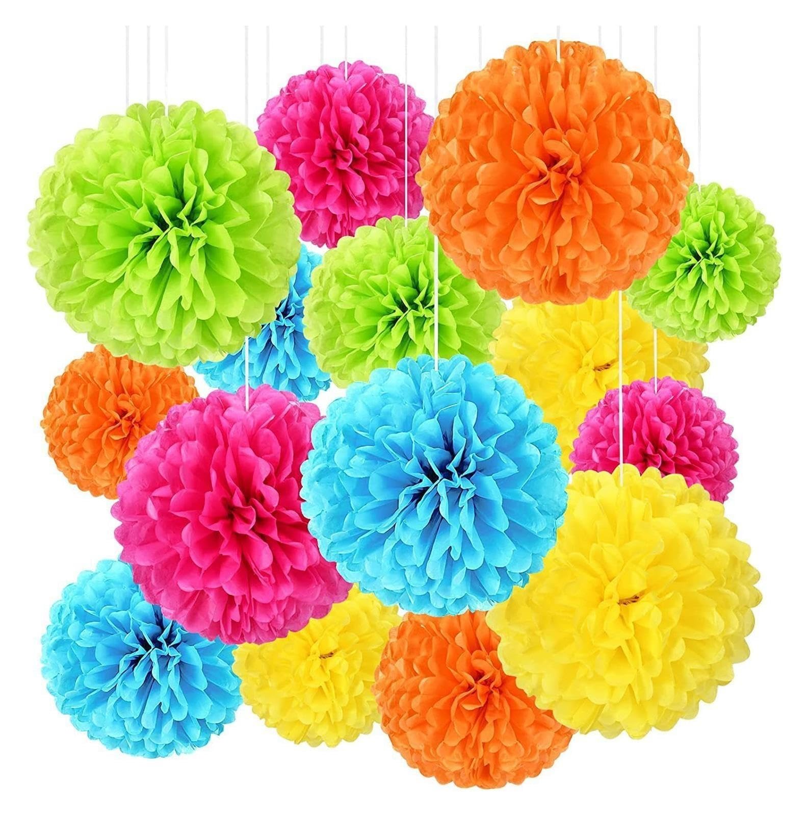 36 Bolas De Flores Papel Festivas for Bodas Para Decoraciones