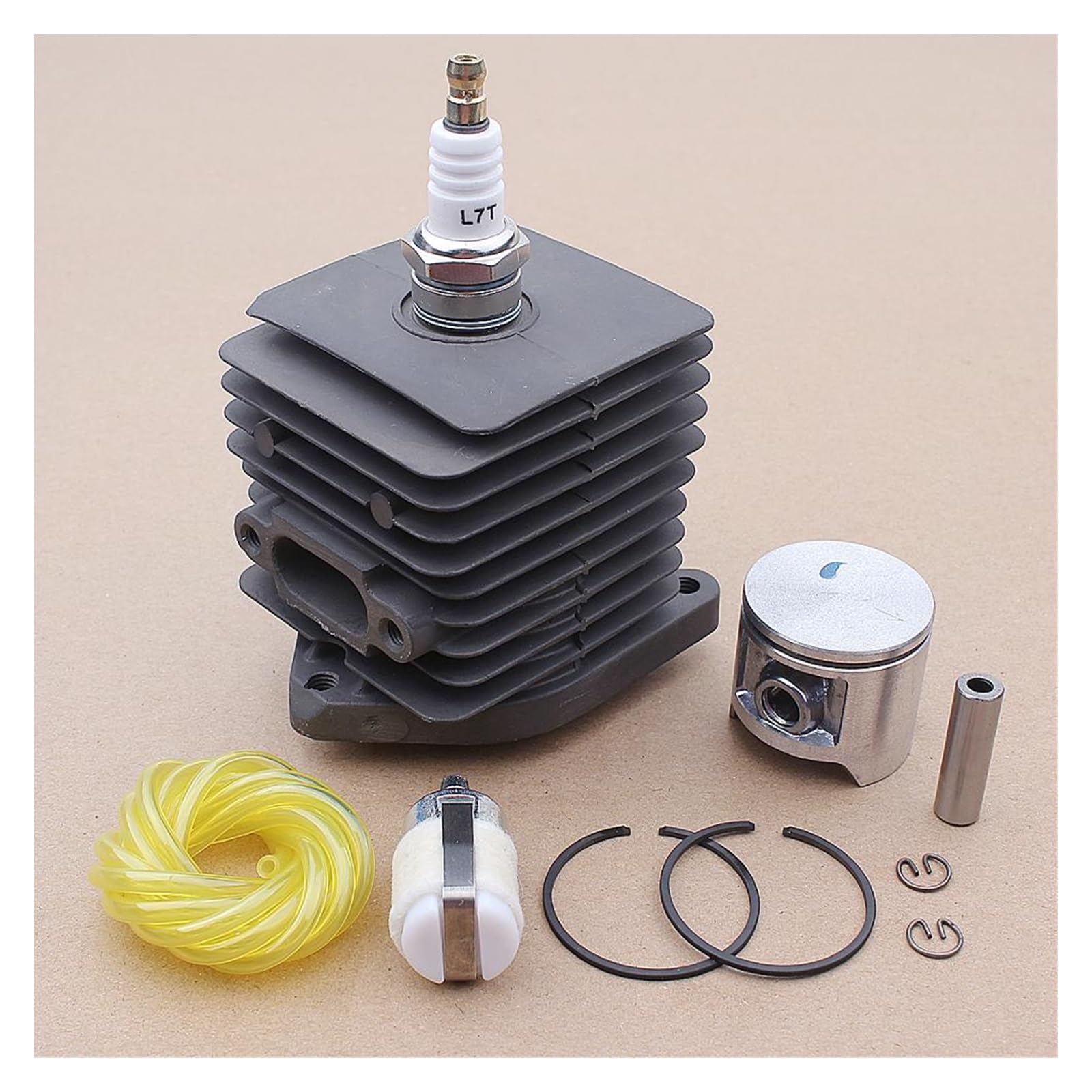 1 zestaw 33.5MM zestaw sworzni tłokowych cylindra dla Homelite S25 25cc 2500 akcesoria do trymera kosa do zarośli przewód paliwowy filtr węża część narzędzia