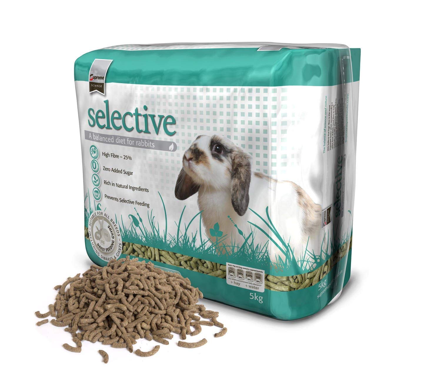 Supreme Science Selective Rabbit Aniseed & Fenugreek 5kg, clear