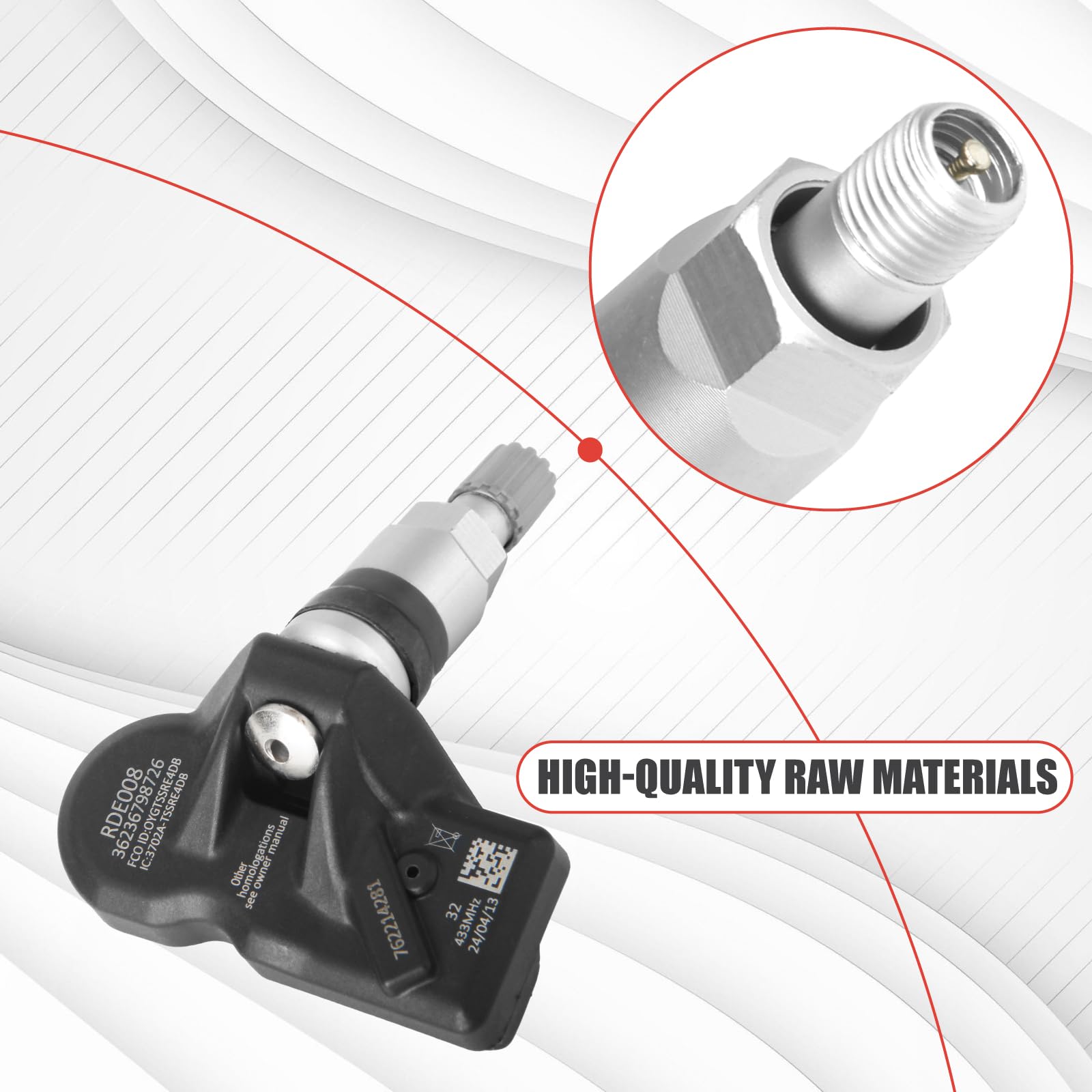 ⚠️スヨト Amazon.com: X AUTOHAUX 4pcs 36236798726 Tire Pressure