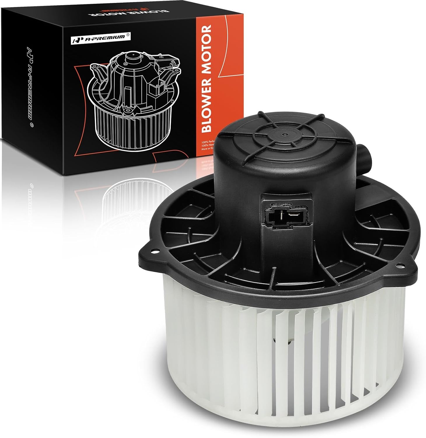 A-Premium Front HVAC Heater Blower Motor Compatible with Kia Rio 2001-2005, L4 1.5L/1.6L, Sedan/Wagon - Replace# 0K30A-61B10B, 0K30A61B10B