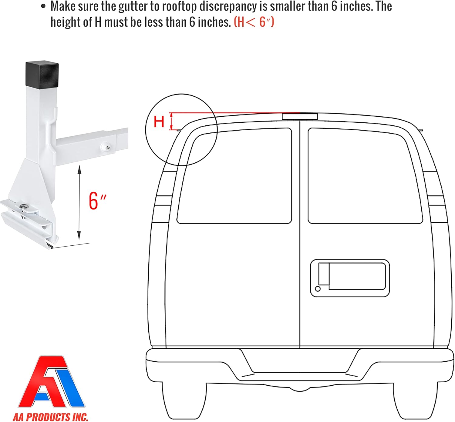 AA-Racks Model AX27 Aluminum Rain-Gutter Van Roof Australia | Ubuy