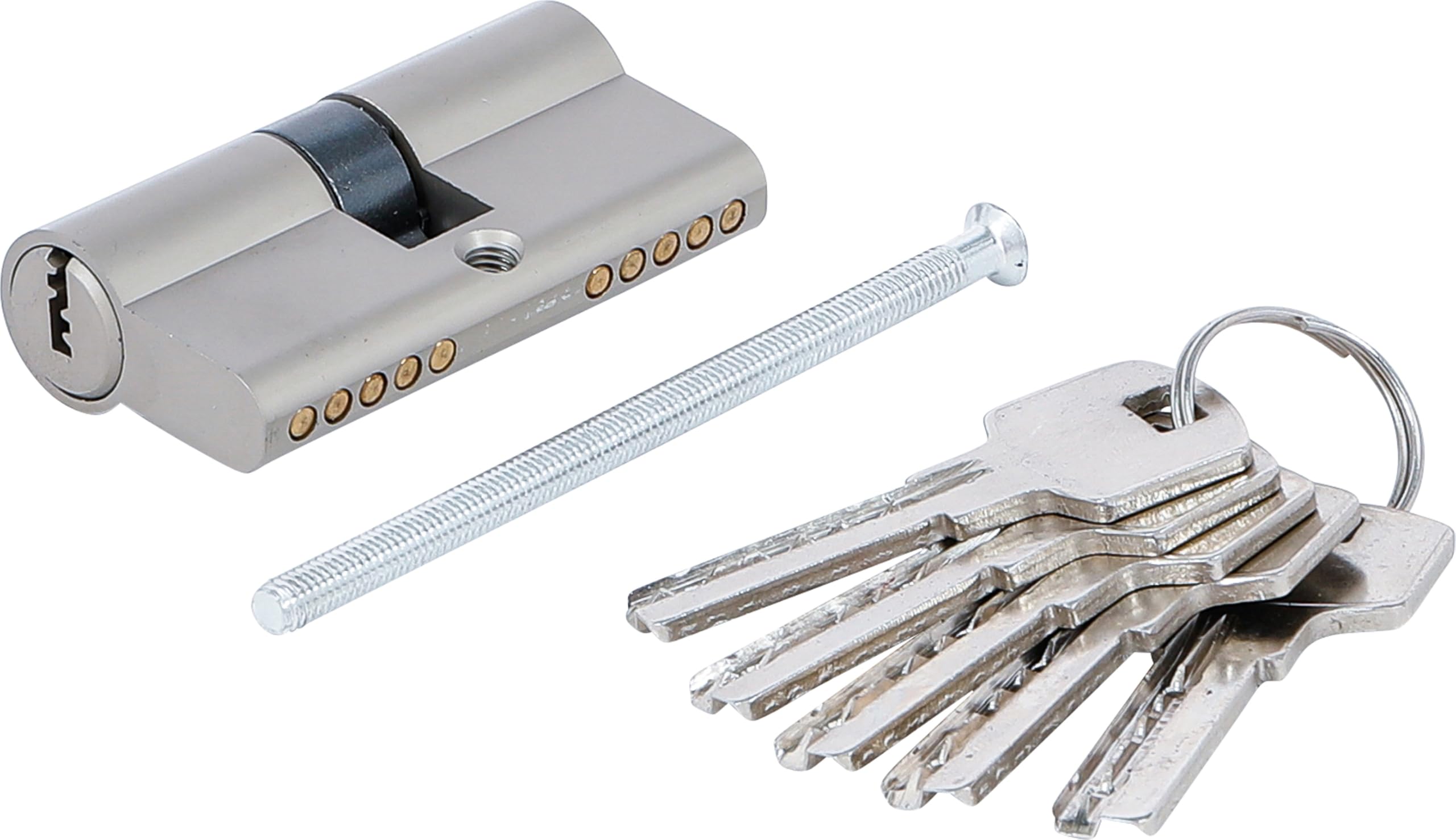 Bgs Chrome Diy 85230 | Security Cylinder Lock | 60 Mm | 30/30 Mm