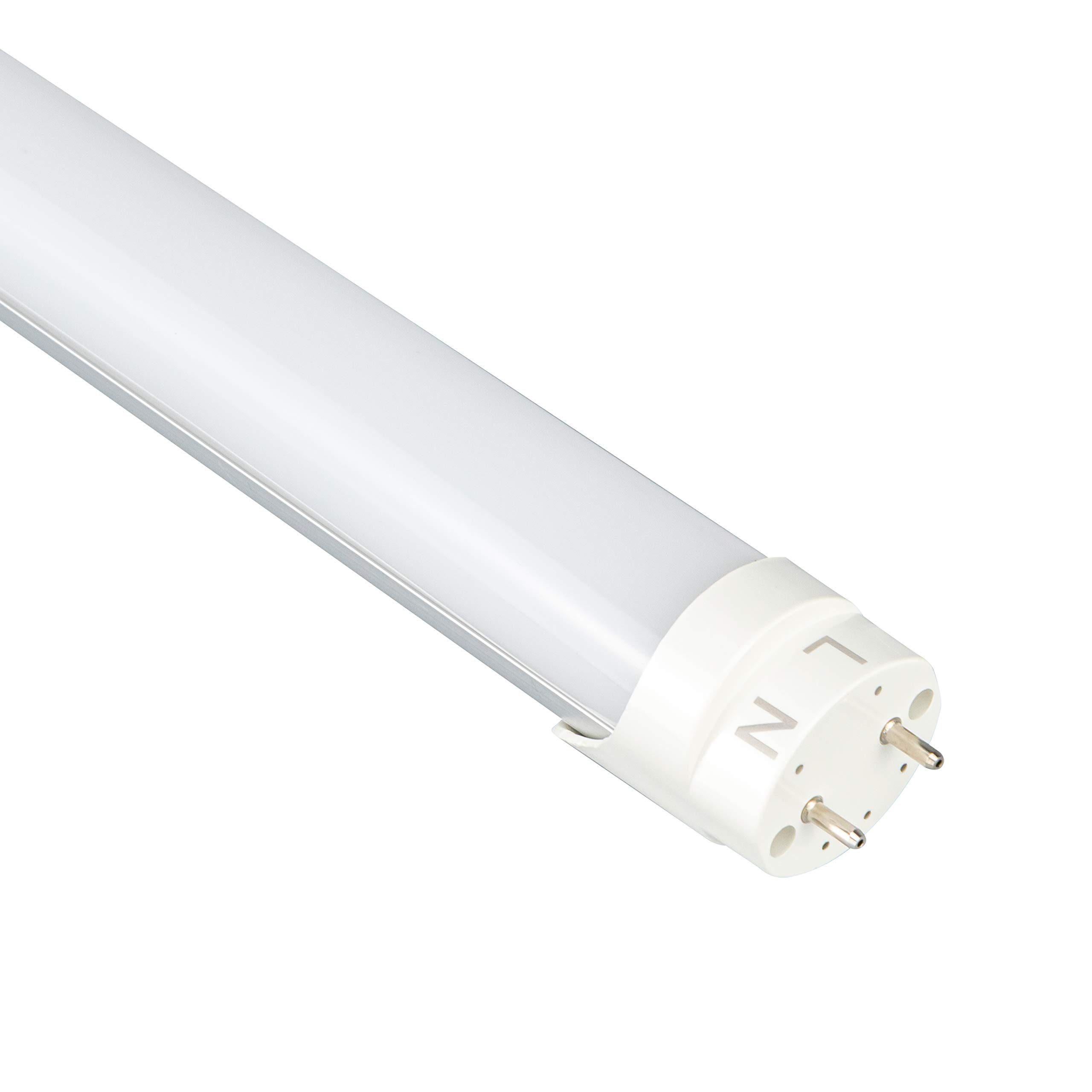 Popp® Pack x10 Tubo LED T8 Aluminio Conexión un Lateral 18W 120cm SMD 2835 1780Lm 150° 4000K (10 unidad, 4000K)