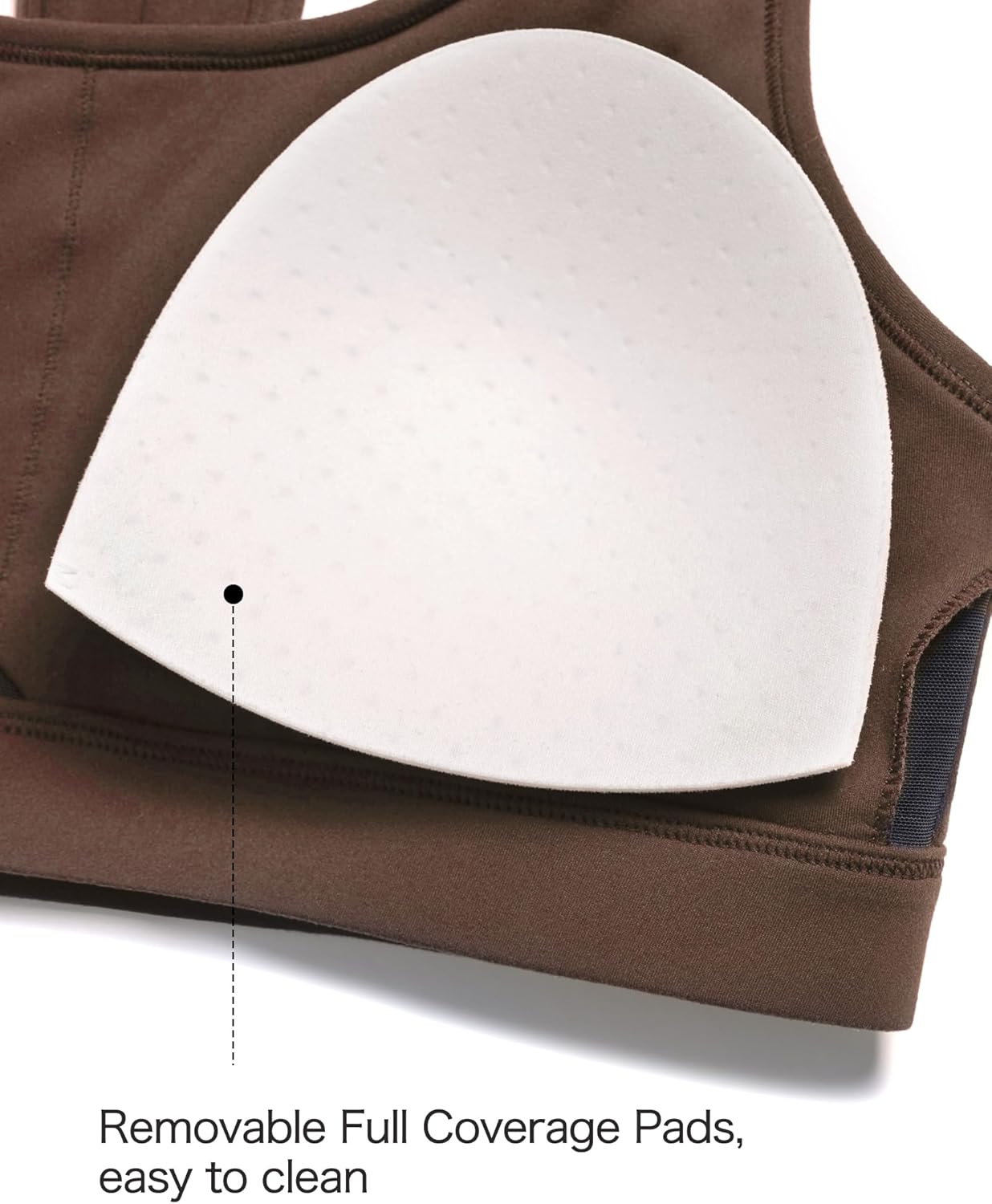 Yvette Yoga Sports Bras for Women Hollow Racerback Light Support Low Impact Paded Bra with Removable Pads - Image 5