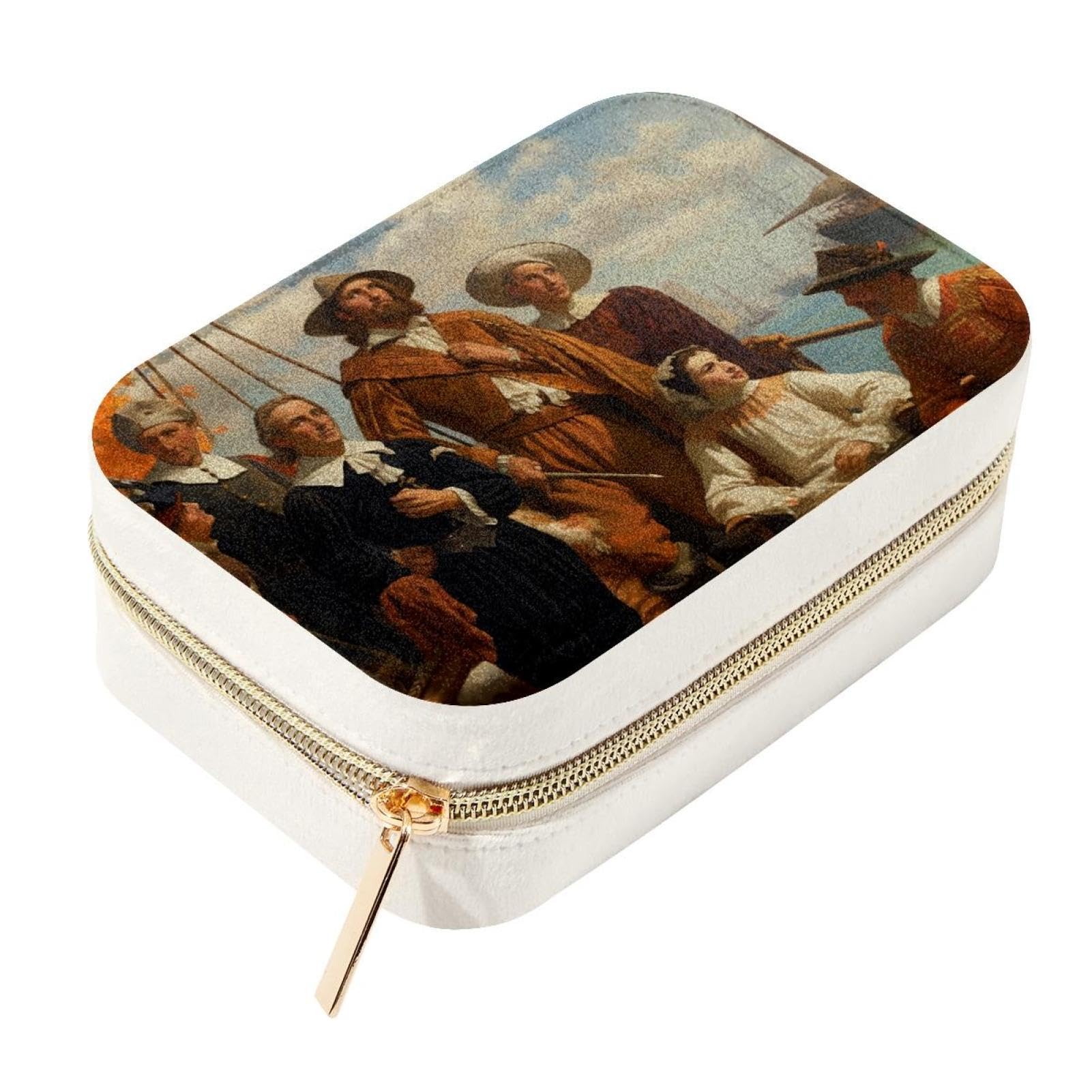 Sac à main à bijoux zippé boîte décorative présentation étui velours