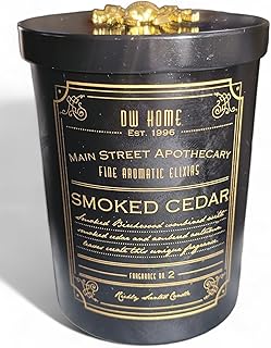 Main Street Apothecary Scented Candle (Smoked Cedar) with Beetle on Lid 8.2oz