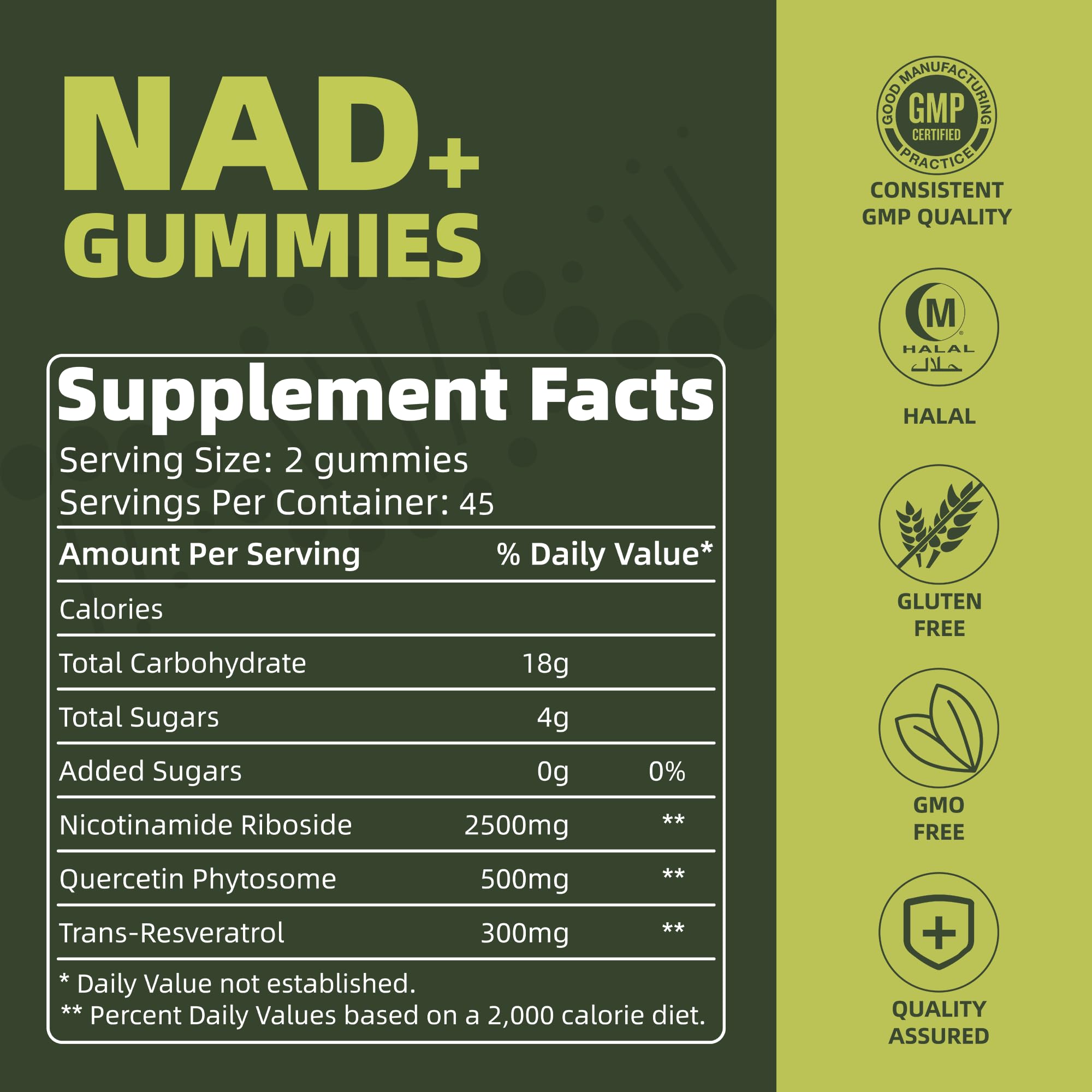 NAD Resveratrol Gummies, Liposomal NAD Gummies for Women — Amazon image 12