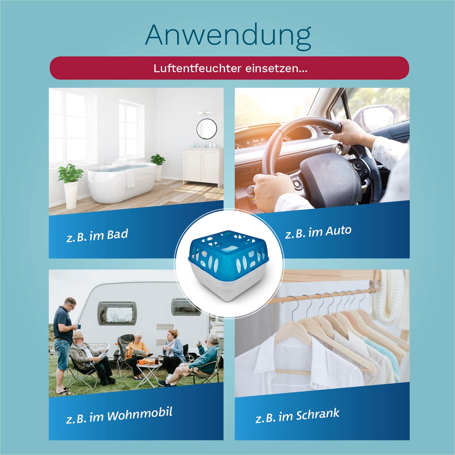 30 x 450 g Universal Luftentfeuchter Nachfüllpack Granulat in Vliesbeuteln | Luftentfeuchter Granulat geeignet für gängige Raumentfeuchter