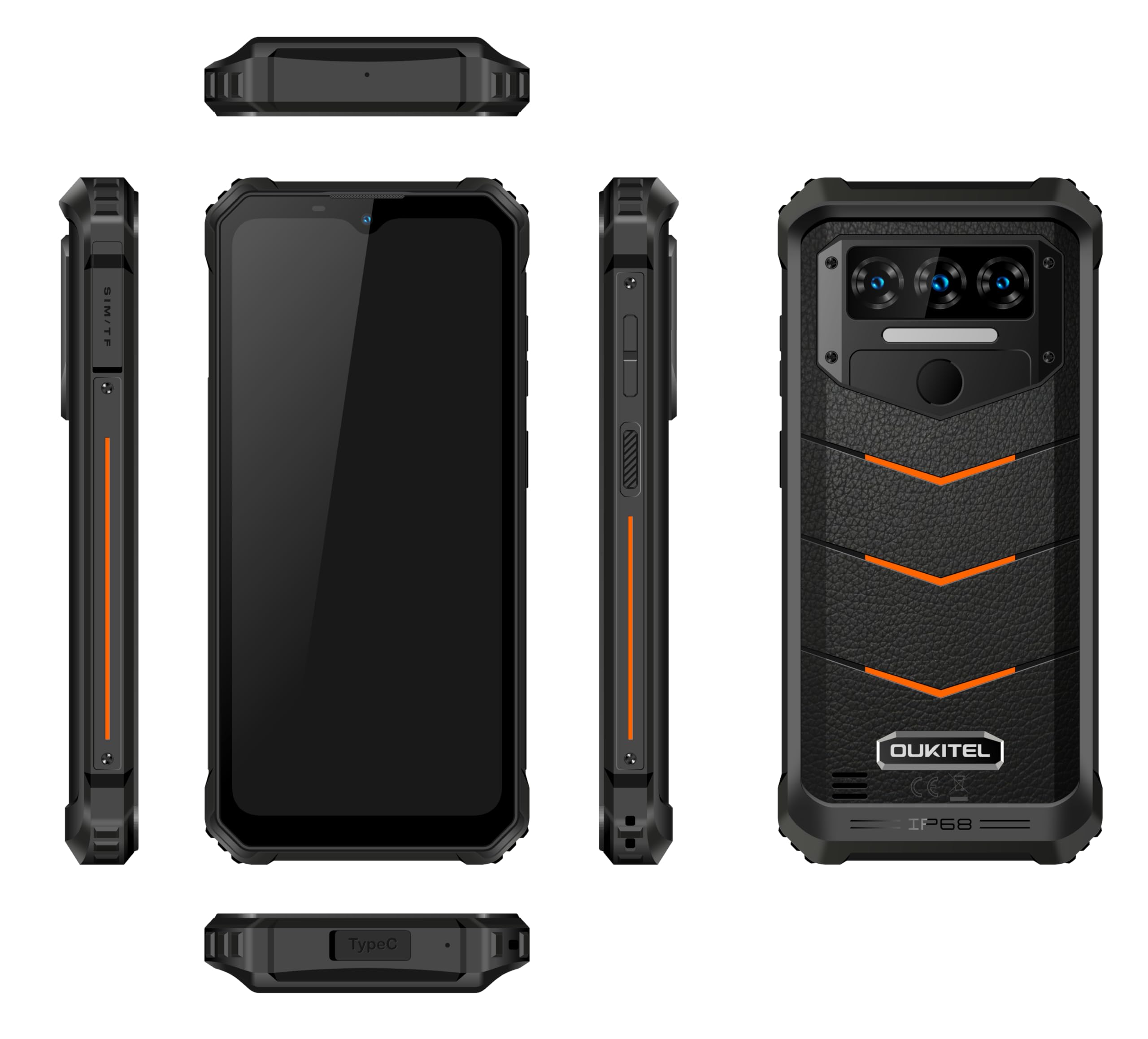 Amazon | OUKITEL WP38 4G頑丈スマートフォン、大容量10600mAh