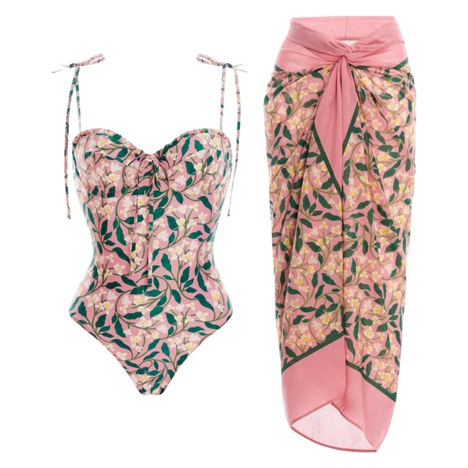 Costume Da Bagno Due Pezzi Da Donna, a, Ideale per Le Vacanze.