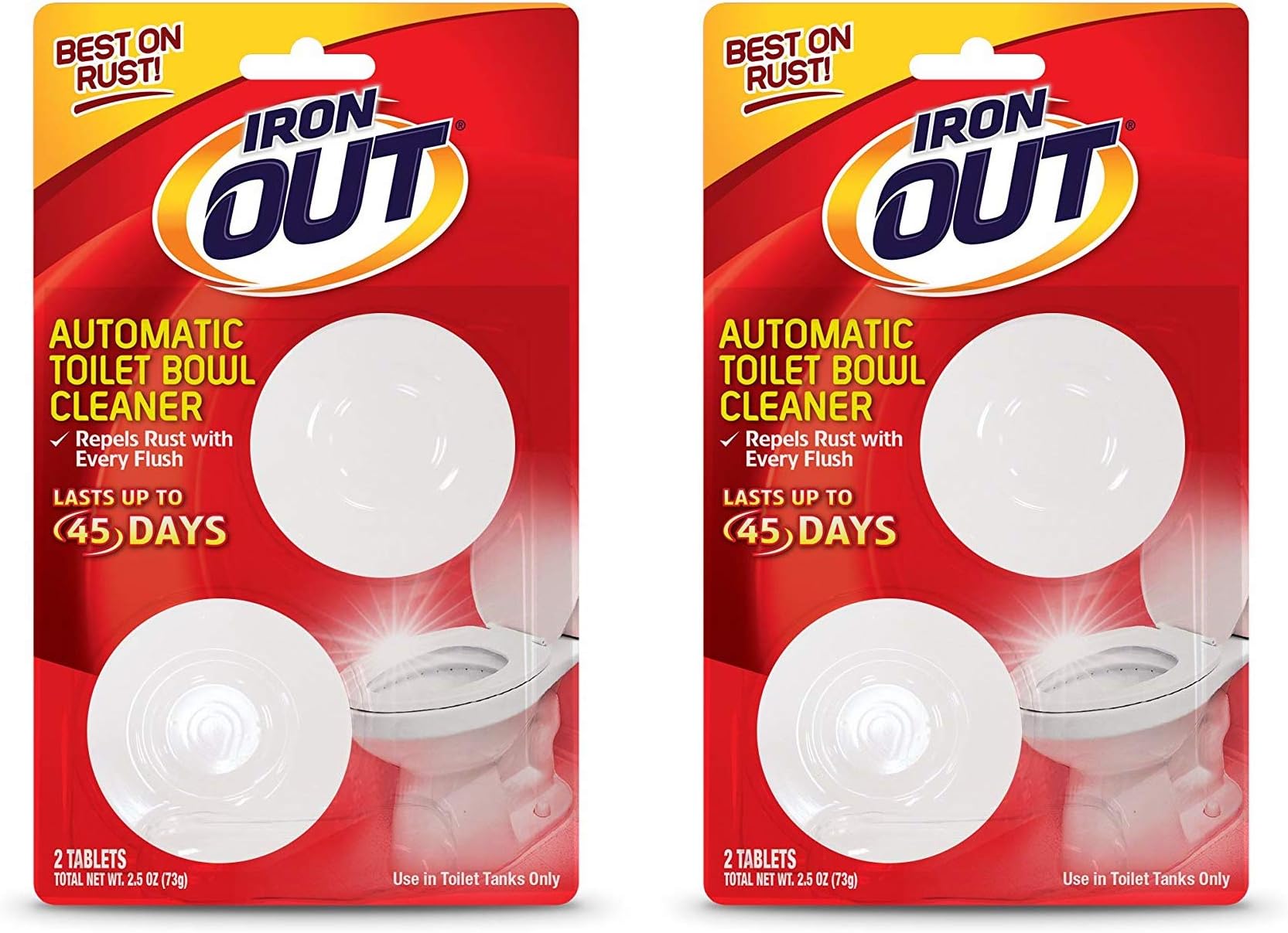 Automatic Bowl Repel Rust and Hard Water Stains with Every Flush, Household Toilet Cleaner