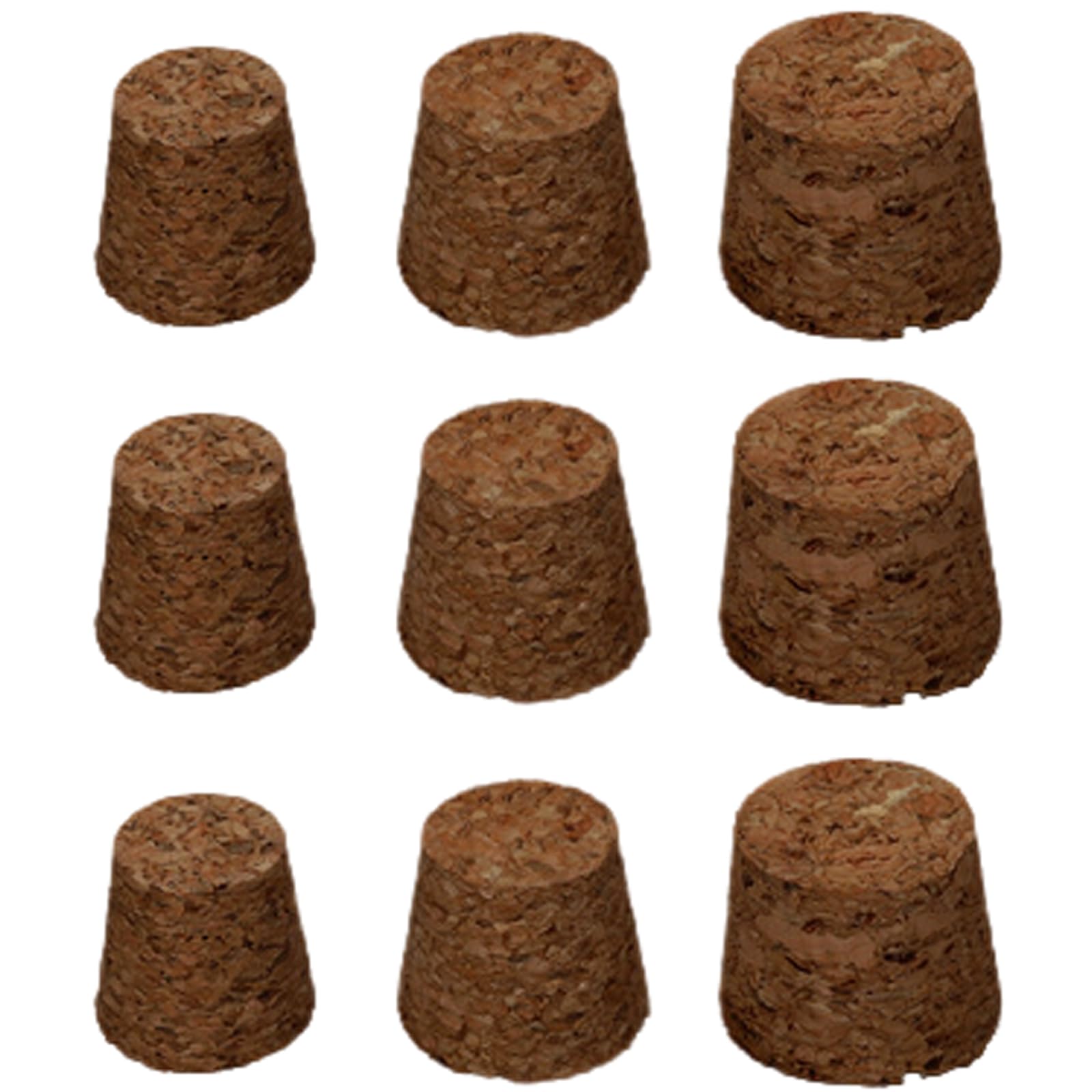 40 Tappi In Sughero Naturale ZWWOGE - Conici, Per Bottiglie Di Vino E Birra Fatta In Casa - Foto 8