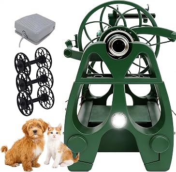 12V Electric Spinning Wheel for Yarn Making, 8oz240g Capacity, Yarn Spinner Kit with Adjustable Speed, Household Wool Spinning Fibre Spinning Wheel for DIY Artisans Green