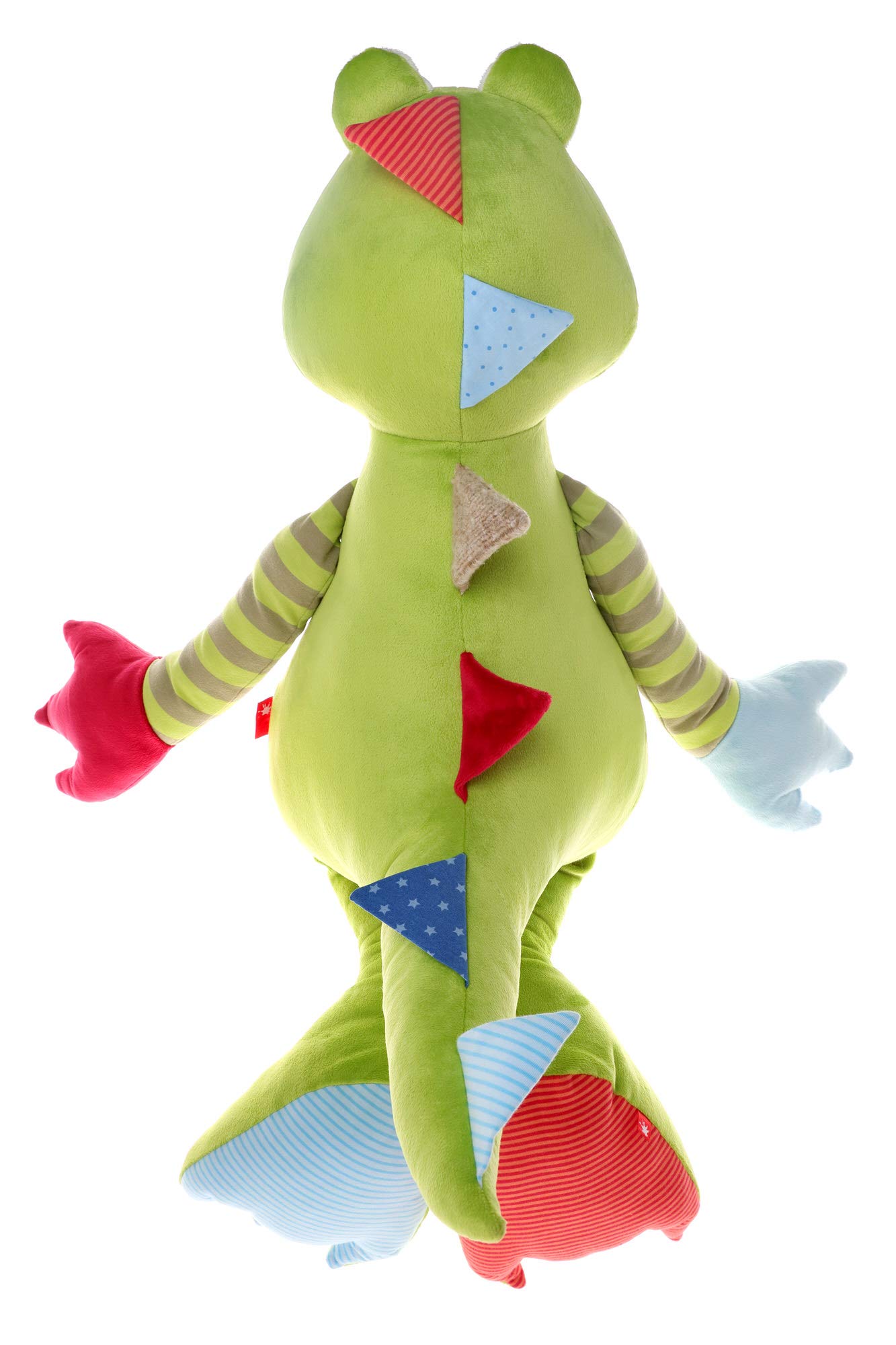 SIGIKID 38874 Drache XXL Patchwork Sweety Mädchen und Jungen Kuscheltier empfohlen ab 1 Jahr mehrfarbig