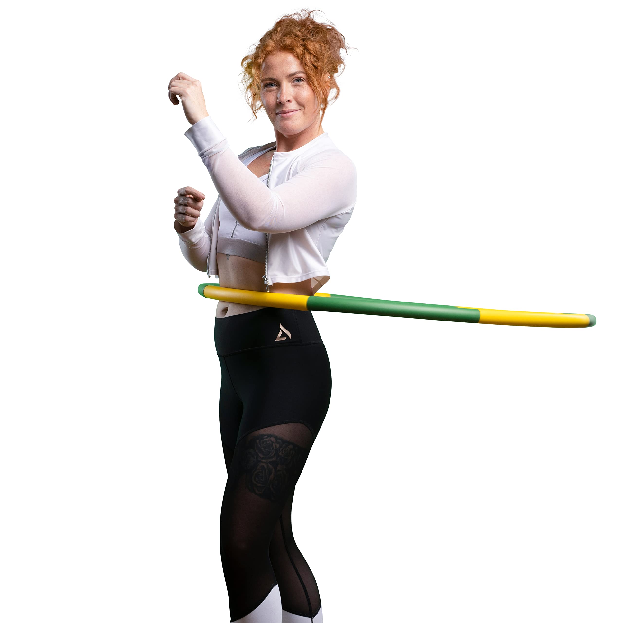 HOOPOMANIA Booster Hula Hoop mit Gewicht - füllbar [0,85 – 2,45 kg] Hula Hoop Erwachsene
