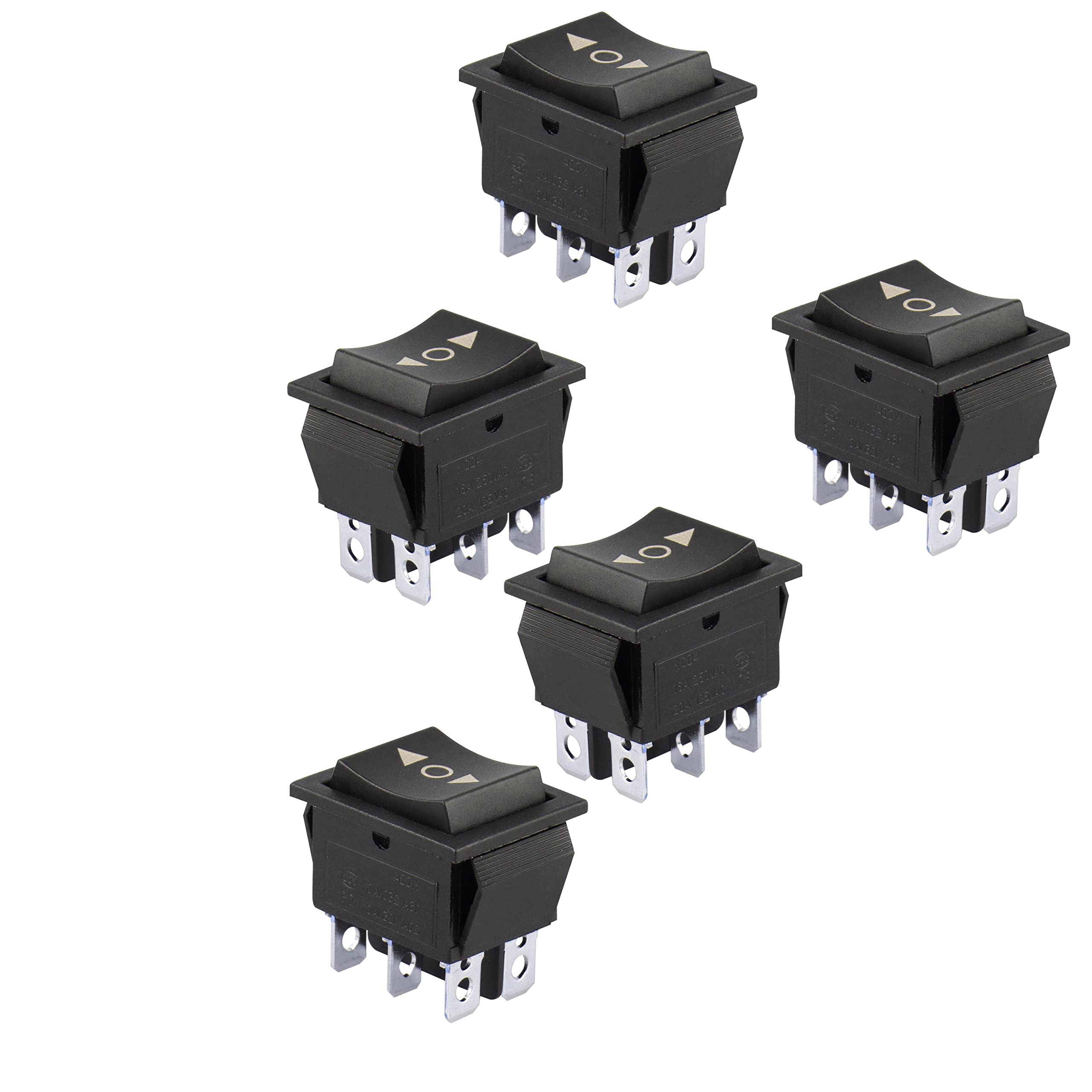 Gebildet 4pcs 12VDC/35A Auto Pulsante Interruttore A Bilanciere Per