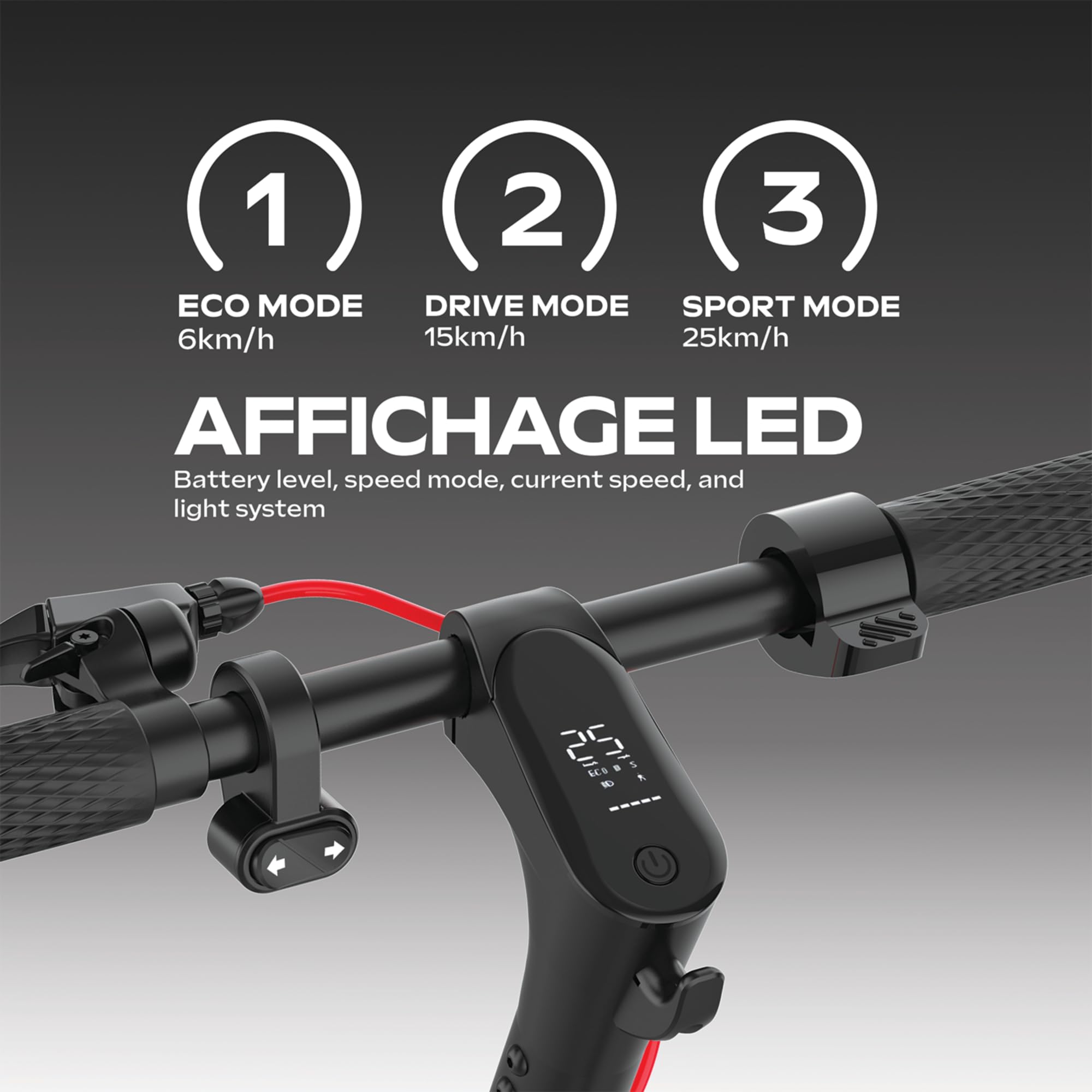 Trottinette Électrique Adulte UrbanGlide 85 Lite – Autonomie Jusqu'a 20 km - Pneu 8,5" Gonflable - Batterie 48V - Poids 15Kg