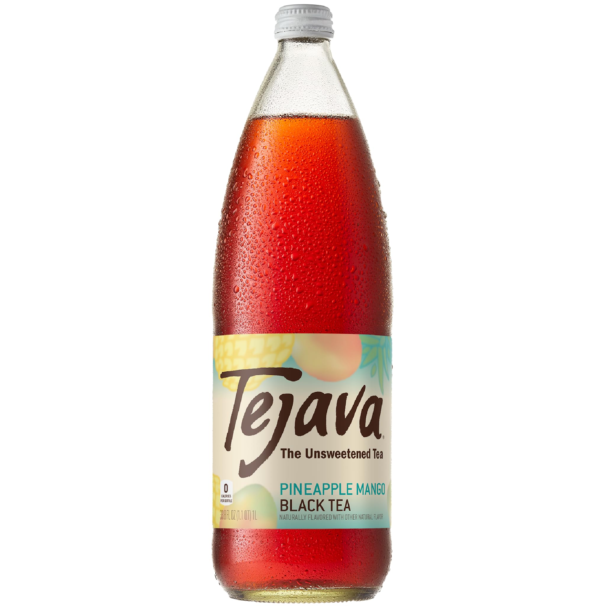 Snapklik.com : Pineapple Mango Black Iced Tea, 12 Pack, 1 Liter Glass ...