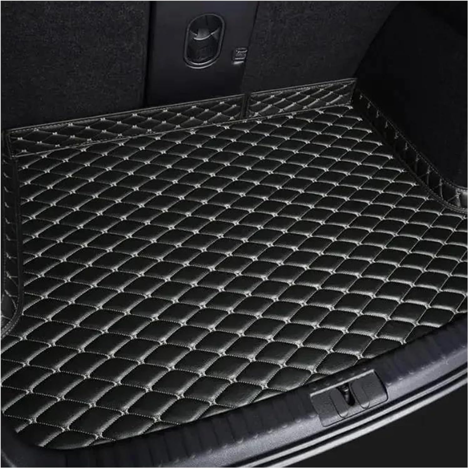 Car Boot Protector for BMW 2 Series for Gran Coupe 4-Door F44 2021 2022 2023 Auto Protective Pad Carpet Car Trunk Mat Fully Surrounded Trunk Mat(Black Beige)