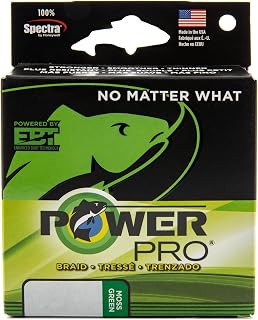 PowerPro Spectra Fiber Braided Fishing Line 10lb 150yd Hi-Vis Yellow - Ultra-Strong, Sensitive Micro Braid